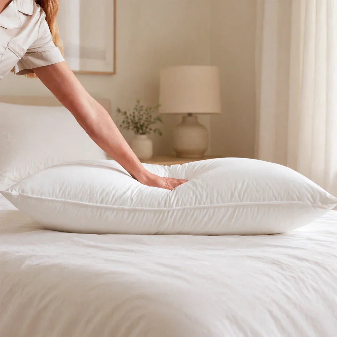 Dormira™ Duck Down & Feather Pillow | Soft, Breathable & Luxury Sleep