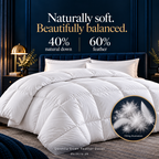 Dormira™ Down Feather Duvet – Luxury All-Season Warm & Lightweight Comforter