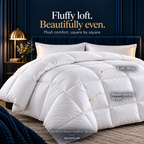 Dormira™ Down Feather Duvet – Luxury All-Season Warm & Lightweight Comforter