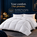 Dormira™ Down Feather Duvet – Luxury All-Season Warm & Lightweight Comforter