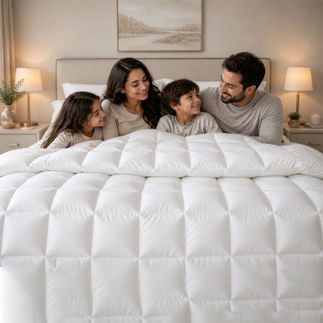 Dormira™ Down Feather Duvet – Luxury All-Season Warm & Lightweight Comforter