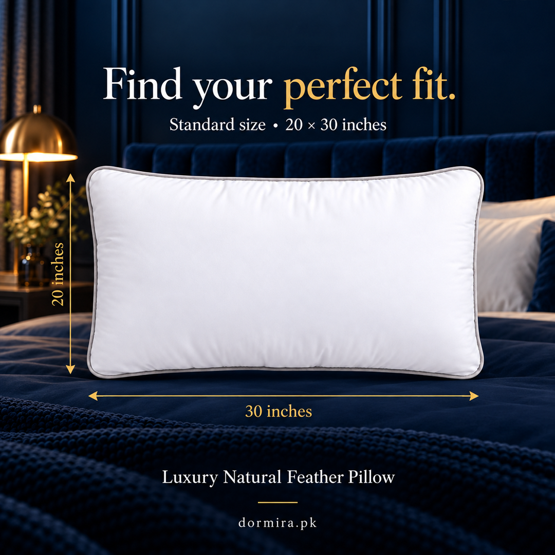 Dormira™ Luxury Natural Feather Pillow
