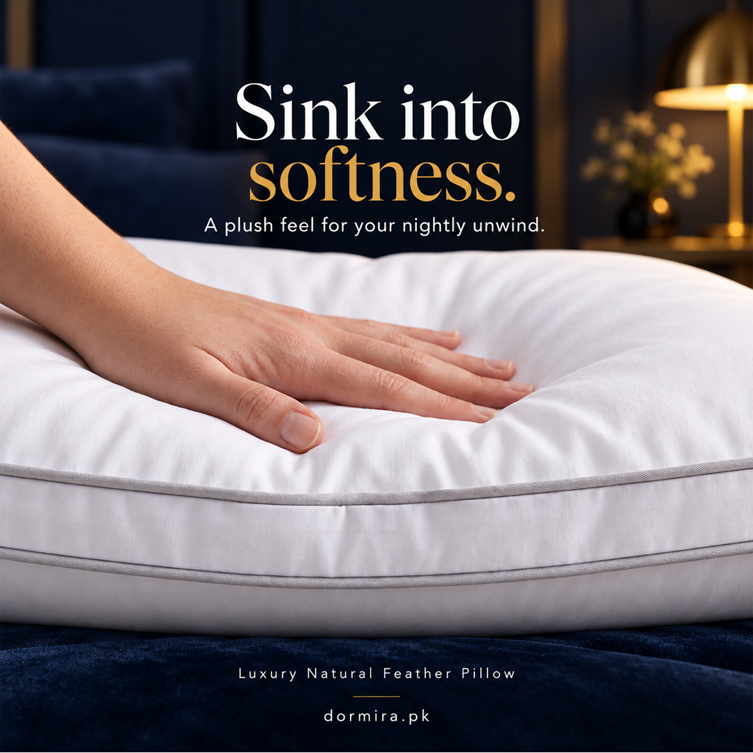 Dormira™ Luxury Natural Feather Pillow