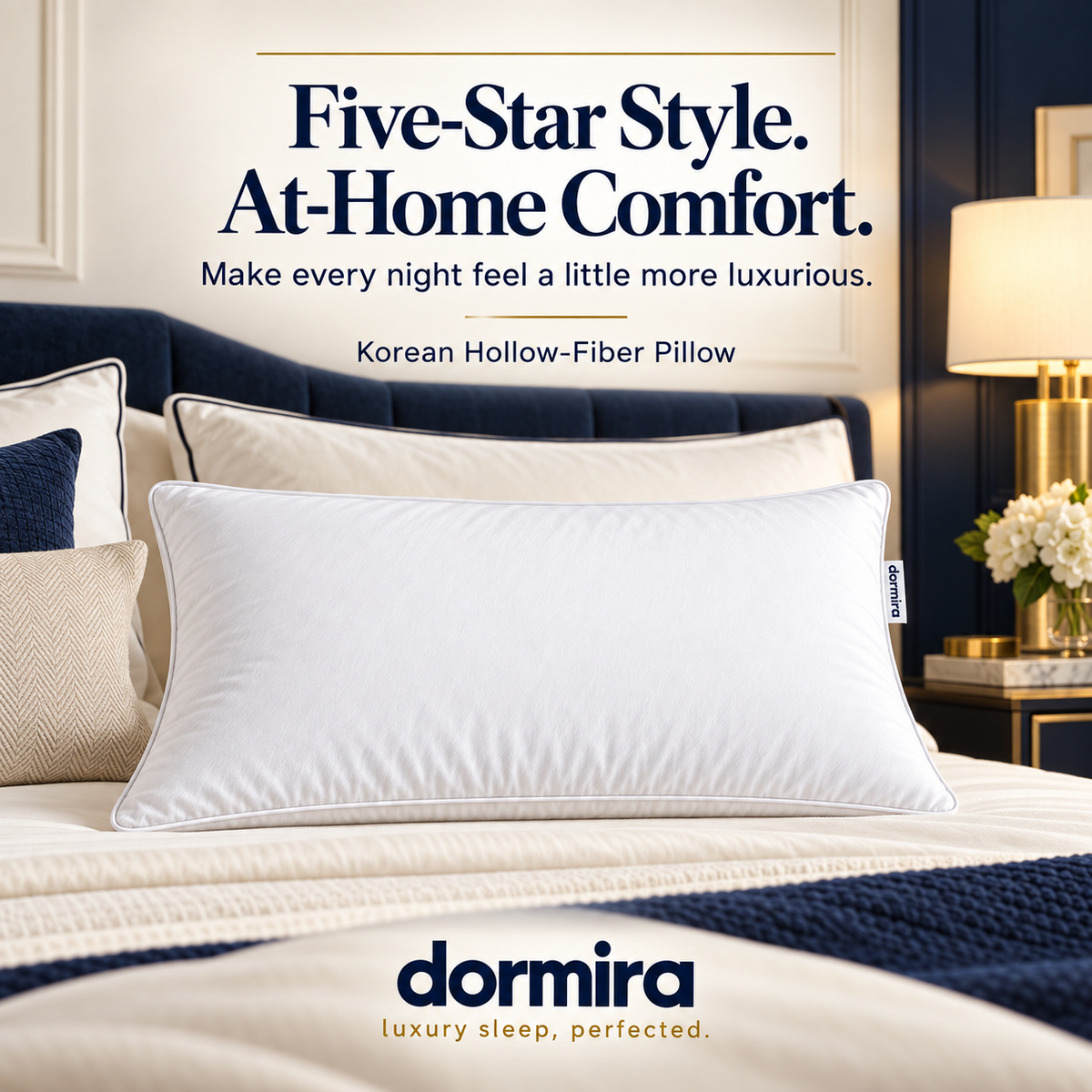 Dormira™ Korean Hollow Fiber Pillow