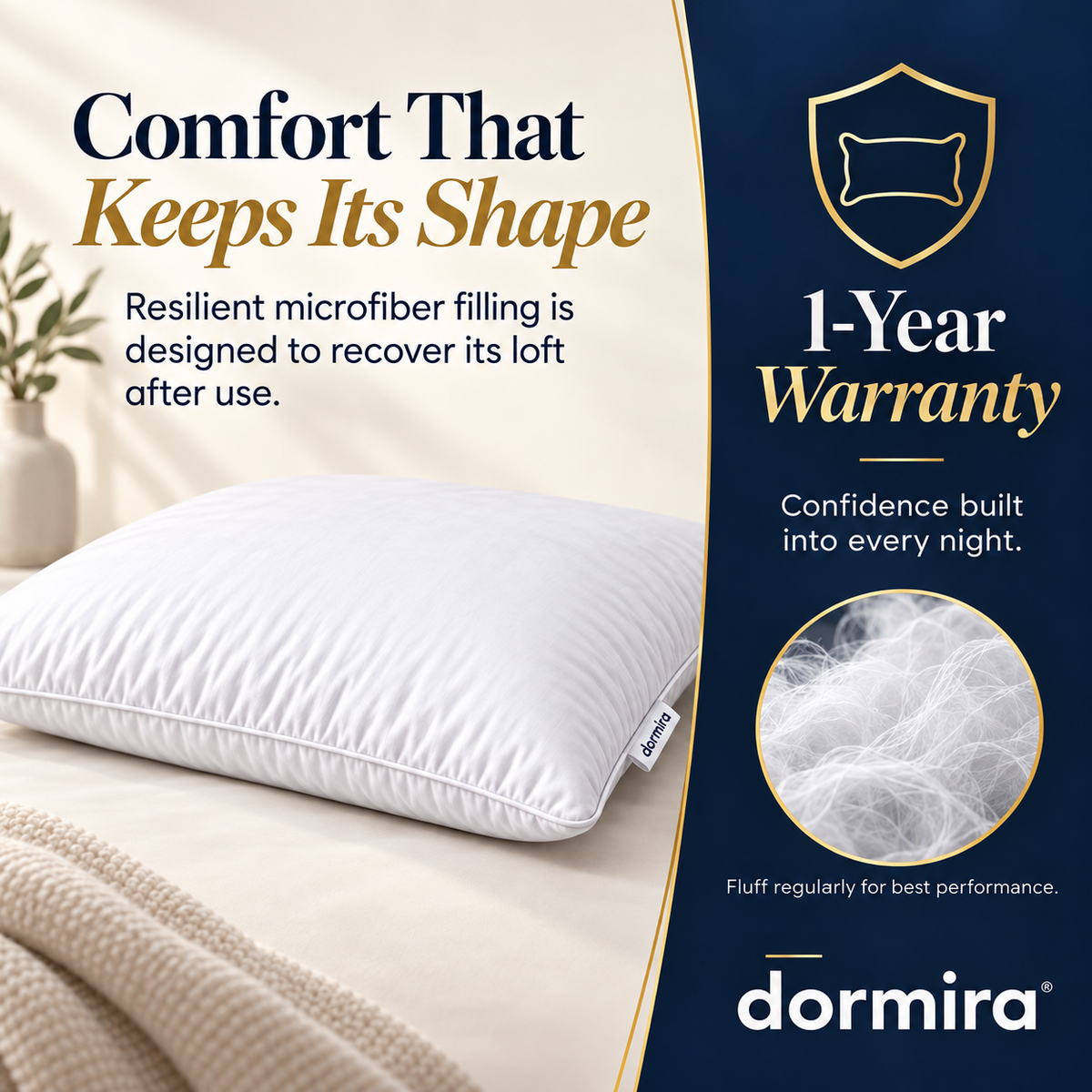 Dormira™ MicroFiber Pillow