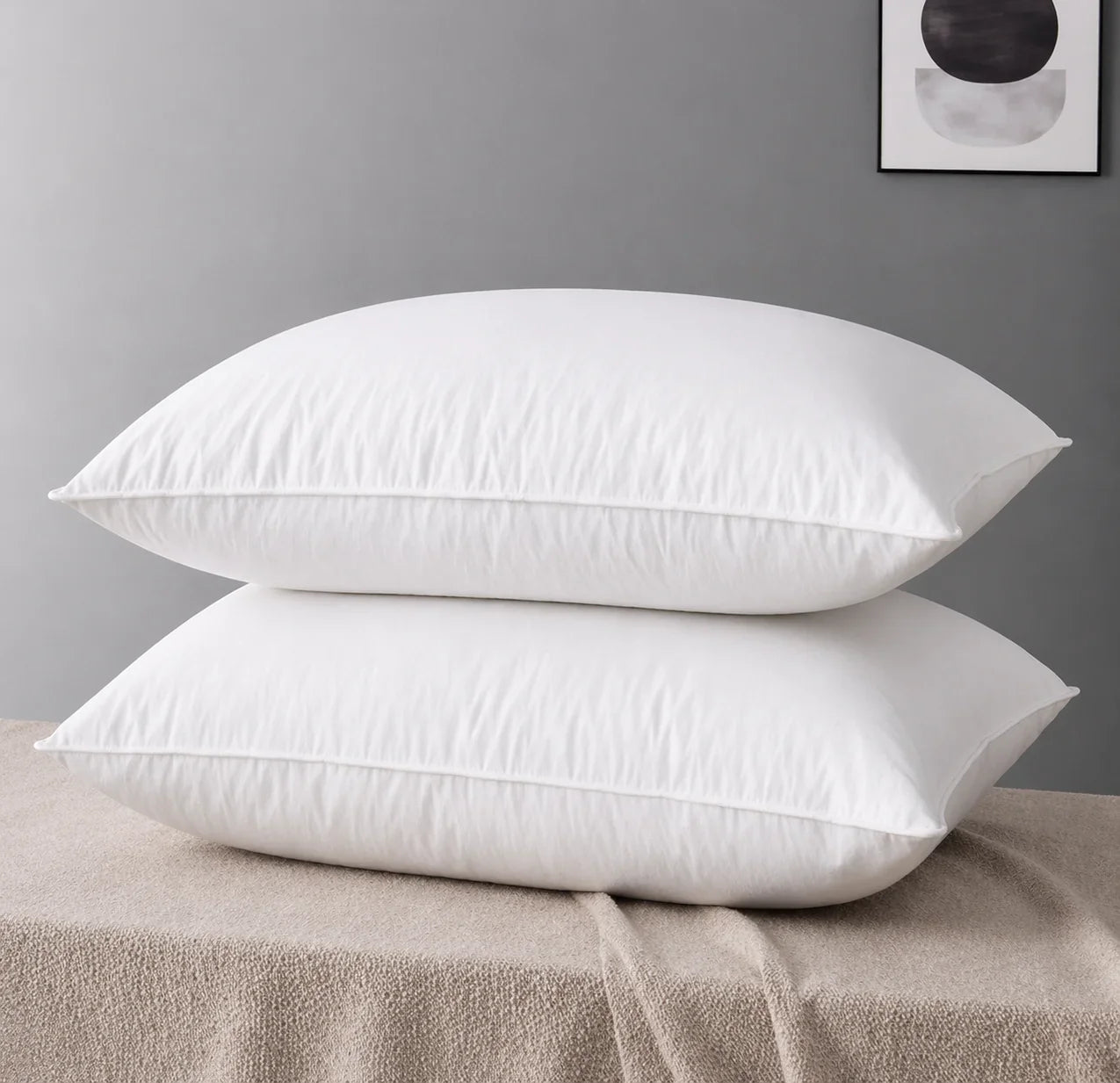 Dormira™ Duck Down & Feather Pillow | Soft, Breathable & Luxury Sleep