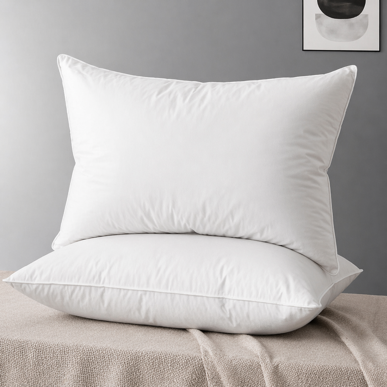 Dormira™ Duck Down & Feather Pillow | Soft, Breathable & Luxury Sleep