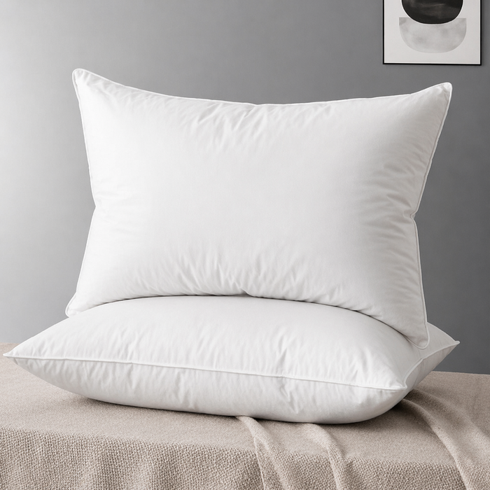 Dormira™ Duck Down & Feather Pillow | Soft, Breathable & Luxury Sleep